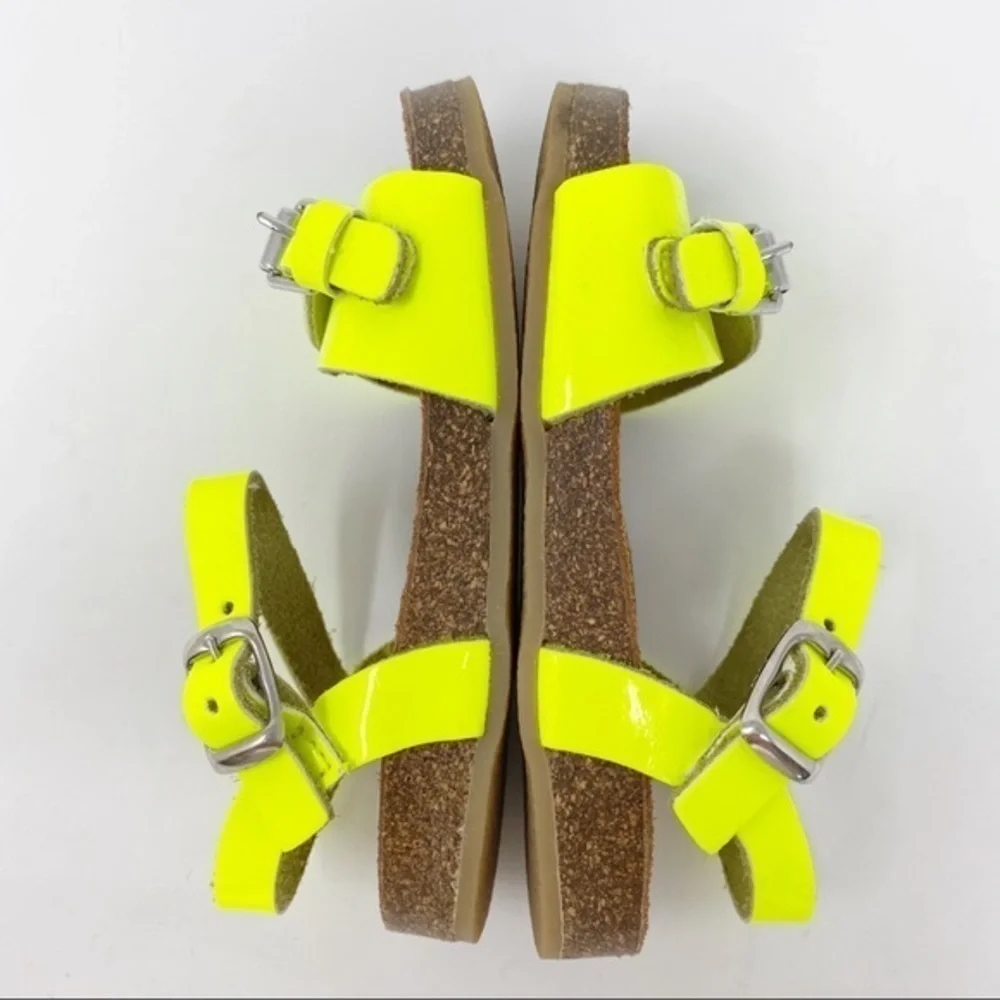 Zara Kids Sandals Yellow 6.5 US Toddler 22 EUR